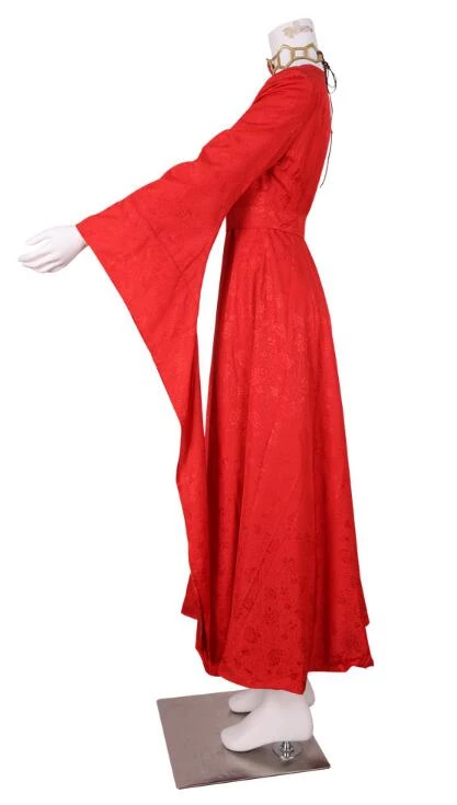 Game Of Thrones Melisandre The Red Woman Red Dress Cosplay Costume 4 Game Of Thrones Melisandre The Red Woman Red Dress Cosplay Costume - Image 2