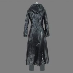 Kingdom Hearts II Roxas Organization XIII Leather Suit Cosplay Costume -Game Costumes Sales COS 019 03 116