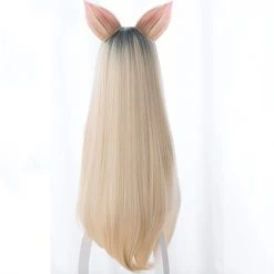80cm League Of Legends LOL K/DA Ahri MV Version Cosplay Wig -Game Costumes Sales COS 019 03 91