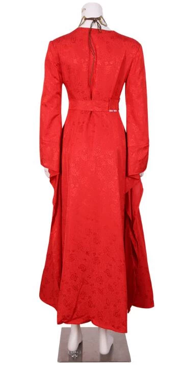 Game Of Thrones Melisandre The Red Woman Red Dress Cosplay Costume 5 Game Of Thrones Melisandre The Red Woman Red Dress Cosplay Costume - Image 3
