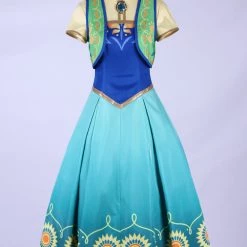 Frozen Fever Anna Birthday Party Cosplay Costume