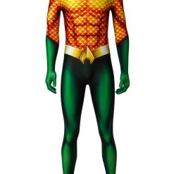 Aquaman Arthur Curry Jumpsuit Cosplay Costume