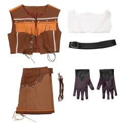 Final Fantasy VII Remake Kyrie Canaan Tifa Lockhart Cowboy Suit Cosplay Costume -Game Costumes Sales COS 020 04 87