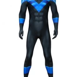 Batman: Under The Red Hood Nightwing Dick Grayson Jumpsuit Cosplay Costume