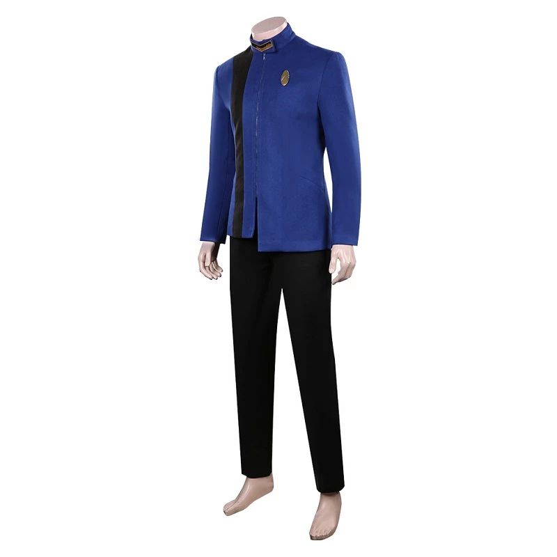 Star Trek: Discovery Blue Uniform Cosplay Costume 4 Star Trek: Discovery Blue Uniform Cosplay Costume - Image 2