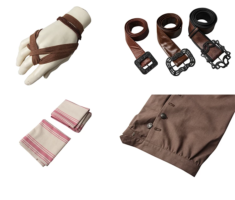 Pirates Of The Caribbean Captain Jack Sparrow Cosplay Costume 9 Pirates Of The Caribbean Captain Jack Sparrow Cosplay Costume - Image 7