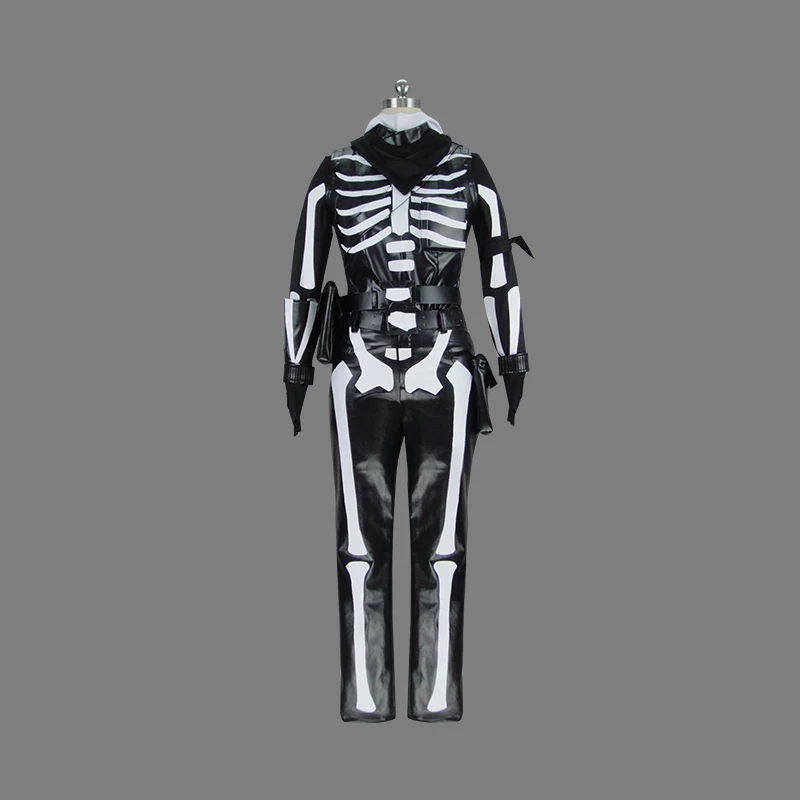 Fortnite Battle Skull Trooper Cosplay Costume Version 2 3 Fortnite Battle Skull Trooper Cosplay Costume Version 2