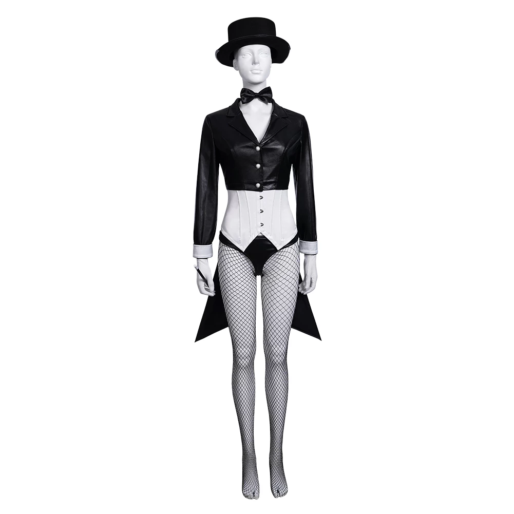 DC Comics Superhero Zatanna Zatara Cosplay Costume 4 DC Comics Superhero Zatanna Zatara Cosplay Costume - Image 2