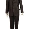 Doctor Who Brown Pinstripe Suit Cosplay Costume -Game Costumes Sales COS 022 01 51
