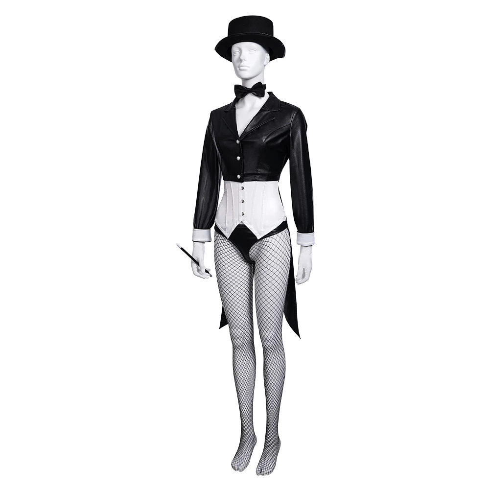 DC Comics Superhero Zatanna Zatara Cosplay Costume 5 DC Comics Superhero Zatanna Zatara Cosplay Costume - Image 3