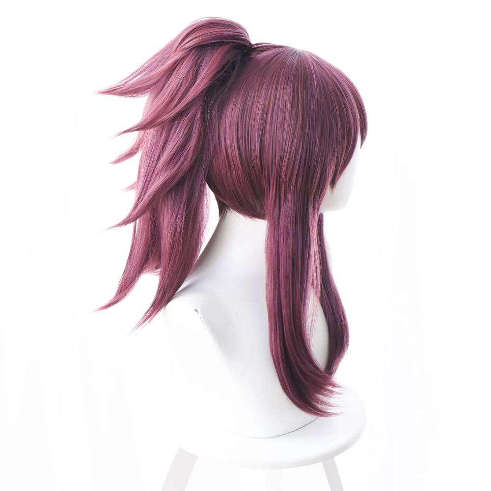 Purple 45cm League Of Legends LOL K/DA Akali Cosplay Wig 6 Purple 45cm League Of Legends LOL K/DA Akali Cosplay Wig - Image 4