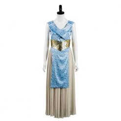 Game Of Thrones Mother Of Dragon Daenerys Targaryen Blue Suit Cosplay Costume