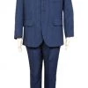 Doctor Who Blue Pinstripe Suit Cosplay Costume