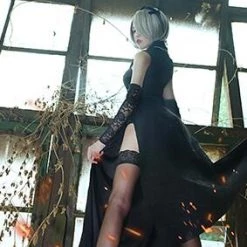 Nier: Automata 2B Cheongsam Cosplay Costume -Game Costumes Sales COS 025 03 41