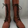 Captain America Brown Cosplay Boots -Game Costumes Sales COS 026 01 1