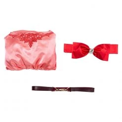 Final Fantasy VII Remake Aerith Honeybee Inn Pink Dress Cosplay Costume -Game Costumes Sales COS 026 04 80