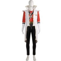 Power Rangers Red Samurai Ranger Super Samurai Mode Cosplay Costume