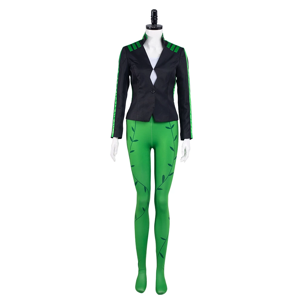 Harley Quinn Poison Ivy Isley Cosplay Costume 3 Harley Quinn Poison Ivy Isley Cosplay Costume