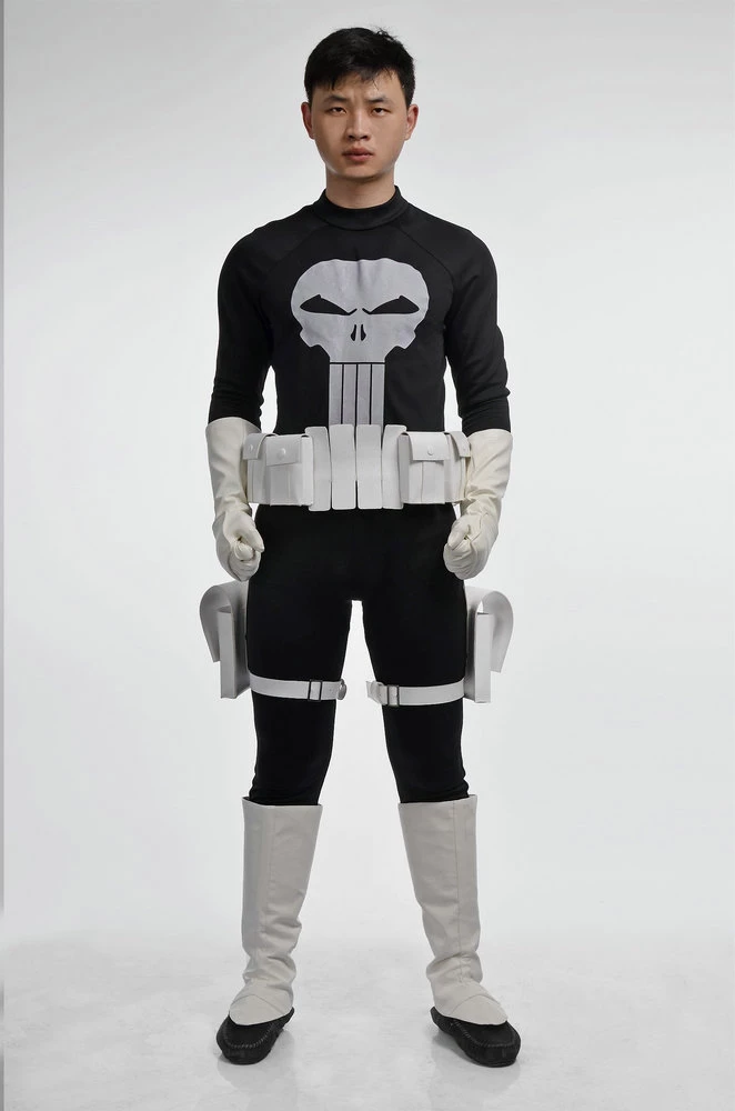Deluxe The Punisher Frank Castle Cosplay Costume 3 Deluxe The Punisher Frank Castle Cosplay Costume
