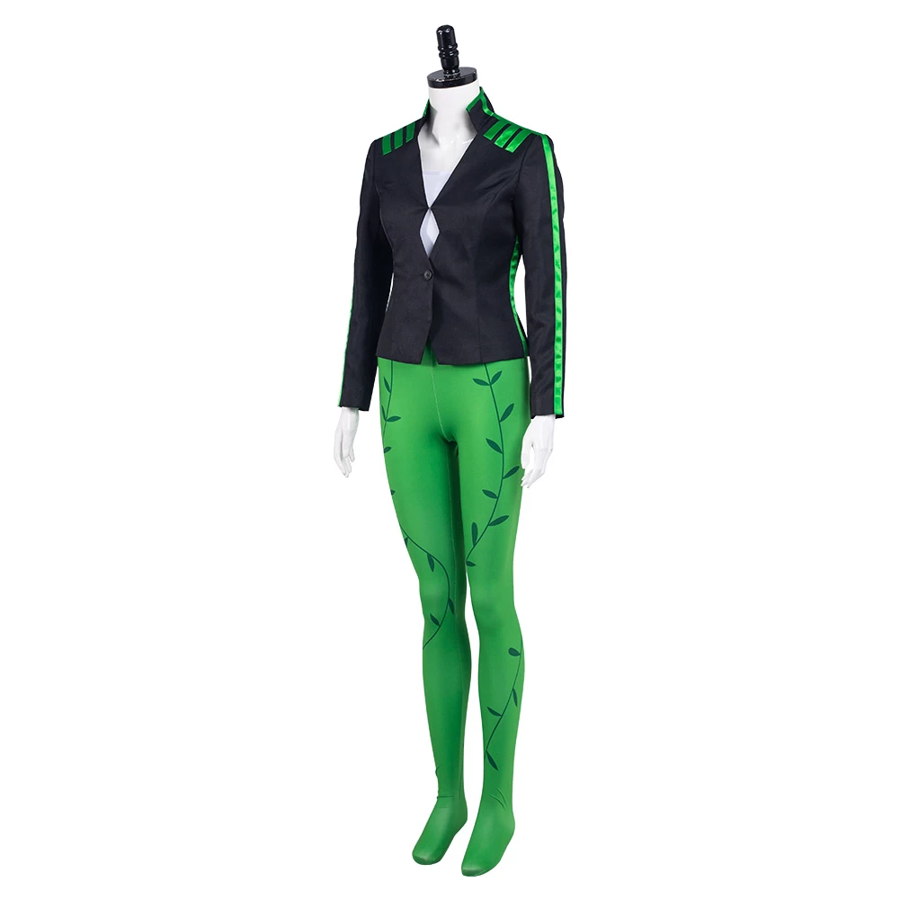 Harley Quinn Poison Ivy Isley Cosplay Costume 5 Harley Quinn Poison Ivy Isley Cosplay Costume - Image 3