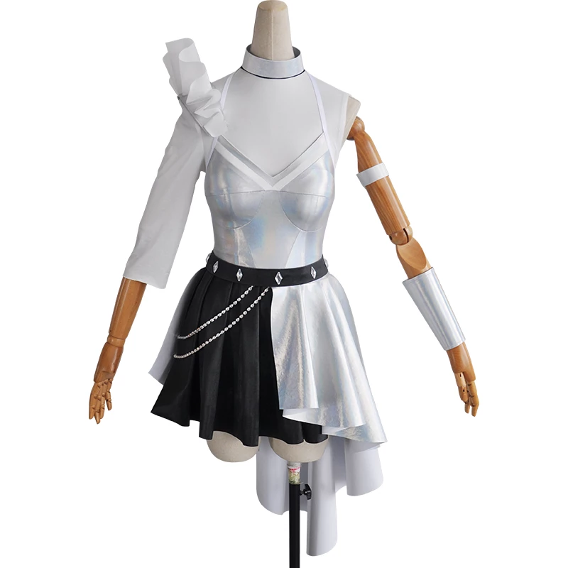 League Of Legends LOL K/DA ALL OUT Seraphine Cosplay Costume 4 League Of Legends LOL K/DA ALL OUT Seraphine Cosplay Costume - Image 2