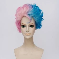 30cm Suicide Squad Harley Quinn Male Version Cosplay Wig