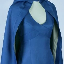 Game Of Thrones Daenerys Targaryen Khaleesi Cosplay Costume With Cape -Game Costumes Sales COS 031 07