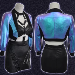 League Of Legends LOL K/DA ALL OUT Evelynn Cosplay Costume 8 League Of Legends LOL K/DA ALL OUT Evelynn Cosplay Costume -Game Costumes Sales COS 032 02 151