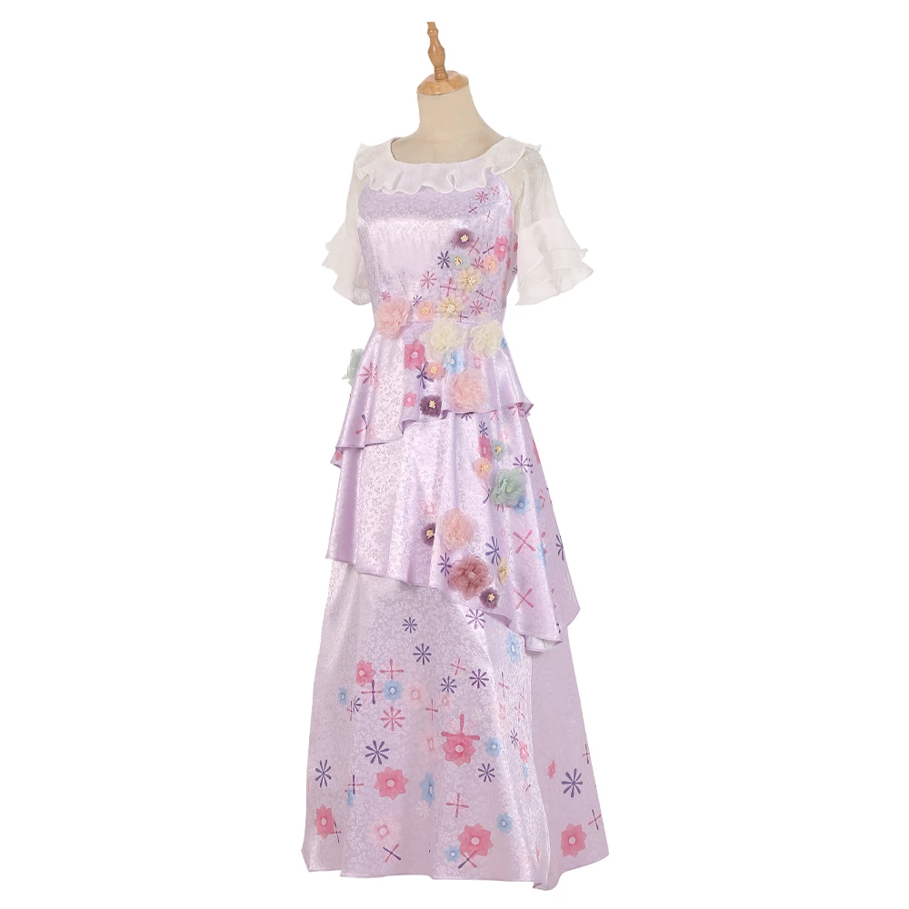 Disney Encanto Encanto Isabela Madrigal Cosplay Costume 5 Disney Encanto Encanto Isabela Madrigal Cosplay Costume - Image 3
