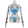 Street Fighter Chun Li Swimsuit Cosplay Costume