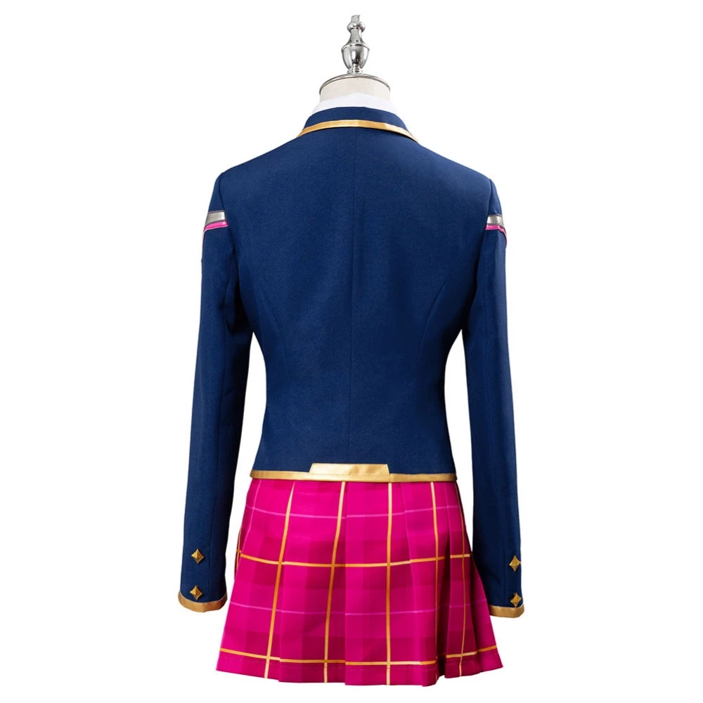 Overwatch D.VA Hana Song School Uniform Cosplay Costume 6 Overwatch D.VA Hana Song School Uniform Cosplay Costume - Image 4