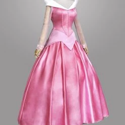 Sleeping Beauty Princess Aurora Dress Cosplay Costume With Cape -Game Costumes Sales COS 03 04 1