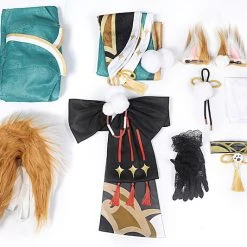 Genshin Impact Ms Hina Gorou Female Version Cosplay Costume -Game Costumes Sales COS 040 07 7