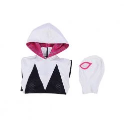 Spider-Man: Into The Spider-Verse Gwen Stacy / Spider-Gwen Cosplay Costume Version 2 19 Spider-Man: Into The Spider-Verse Gwen Stacy / Spider-Gwen Cosplay Costume Version 2 -Game Costumes Sales COS 040 09