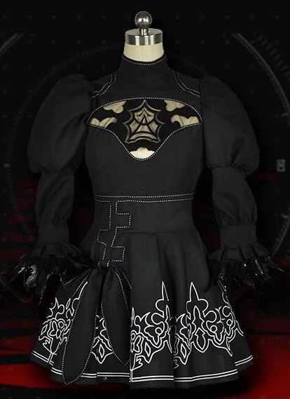 Nier: Automata 2B Cosplay Costume 3 Nier: Automata 2B Cosplay Costume