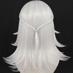 Silver 40cm League Of Legends LOL Empress Of The Elements Qiyana Cosplay Wig -Game Costumes Sales COS 042 03 54