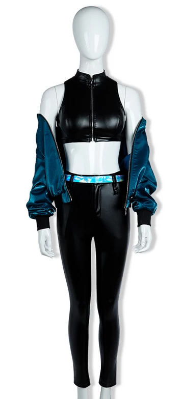 League Of Legends LOL K/DA Kaisa Cosplay Costume 4 League Of Legends LOL K/DA Kaisa Cosplay Costume - Image 2
