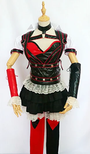 Batman Arkham Asylum Harley Quinn Cosplay Costume 4 Batman Arkham Asylum Harley Quinn Cosplay Costume - Image 2