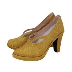 League Of Legends LOL The Night Hunter Shauna Vayne Gold Cosplay Shoes -Game Costumes Sales COS 046 02 49