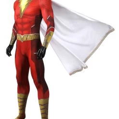Shazam! Fury Of The Gods Shazam Jumpsuit Cosplay Costume -Game Costumes Sales COS 046 05 13