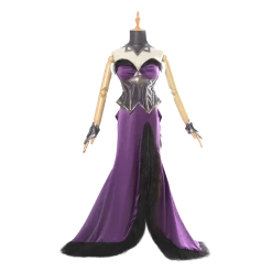 League Of Legends LOL Morgana The Fallen Cosplay Costume