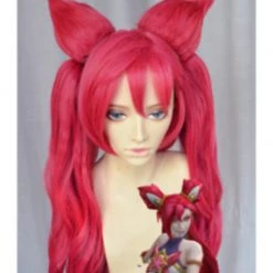 100cm League Of Legends Star Guardian Jinx Cosplay Wig