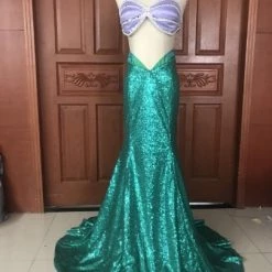 Disney The Little Mermaid Ariel Fansy Party Suit Cosplay Costume -Game Costumes Sales COS 050 02 82