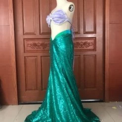 Disney The Little Mermaid Ariel Fansy Party Suit Cosplay Costume -Game Costumes Sales COS 050 03 57