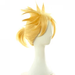 Yellow 30cm League Of Legends Battle Academia Ezreal Cosplay Wig -Game Costumes Sales COS 051 02 31