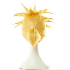 Yellow 30cm League Of Legends Battle Academia Ezreal Cosplay Wig -Game Costumes Sales COS 051 03 18