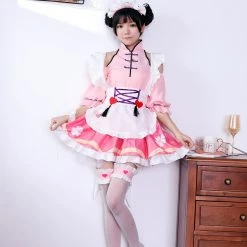 Honor Of Kings Xiao Qiao Maid Cosplay Costume -Game Costumes Sales COS 051 03 54