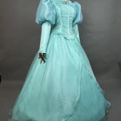 Disney The Little Mermaid Princess Ariel Green Suit Cosplay Costume -Game Costumes Sales COS 051 04 18