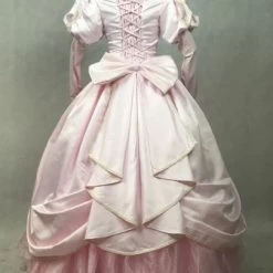Disney The Little Mermaid Princess Ariel Pink Dress Cosplay Costume -Game Costumes Sales COS 052 04 15