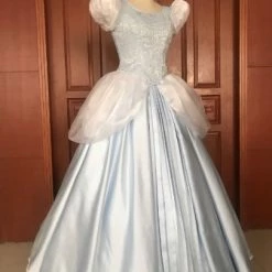 Disney Cinderella Princess Dress Cosplay Costume 11 Disney Cinderella Princess Dress Cosplay Costume -Game Costumes Sales COS 056 03 43